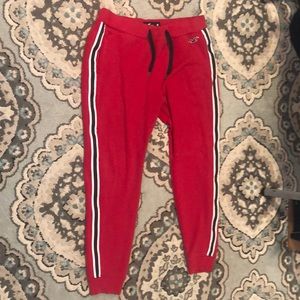 Red Hollister Sweats